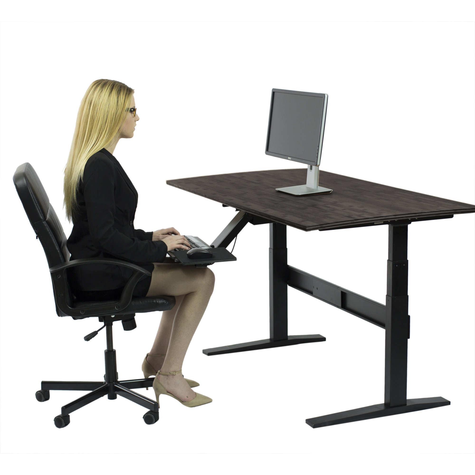 Uncaged Ergonomics Rise Up Standing Desk & Reviews Wayfair